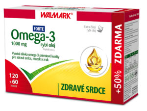 Walmark Omega 3 rybí olej Forte