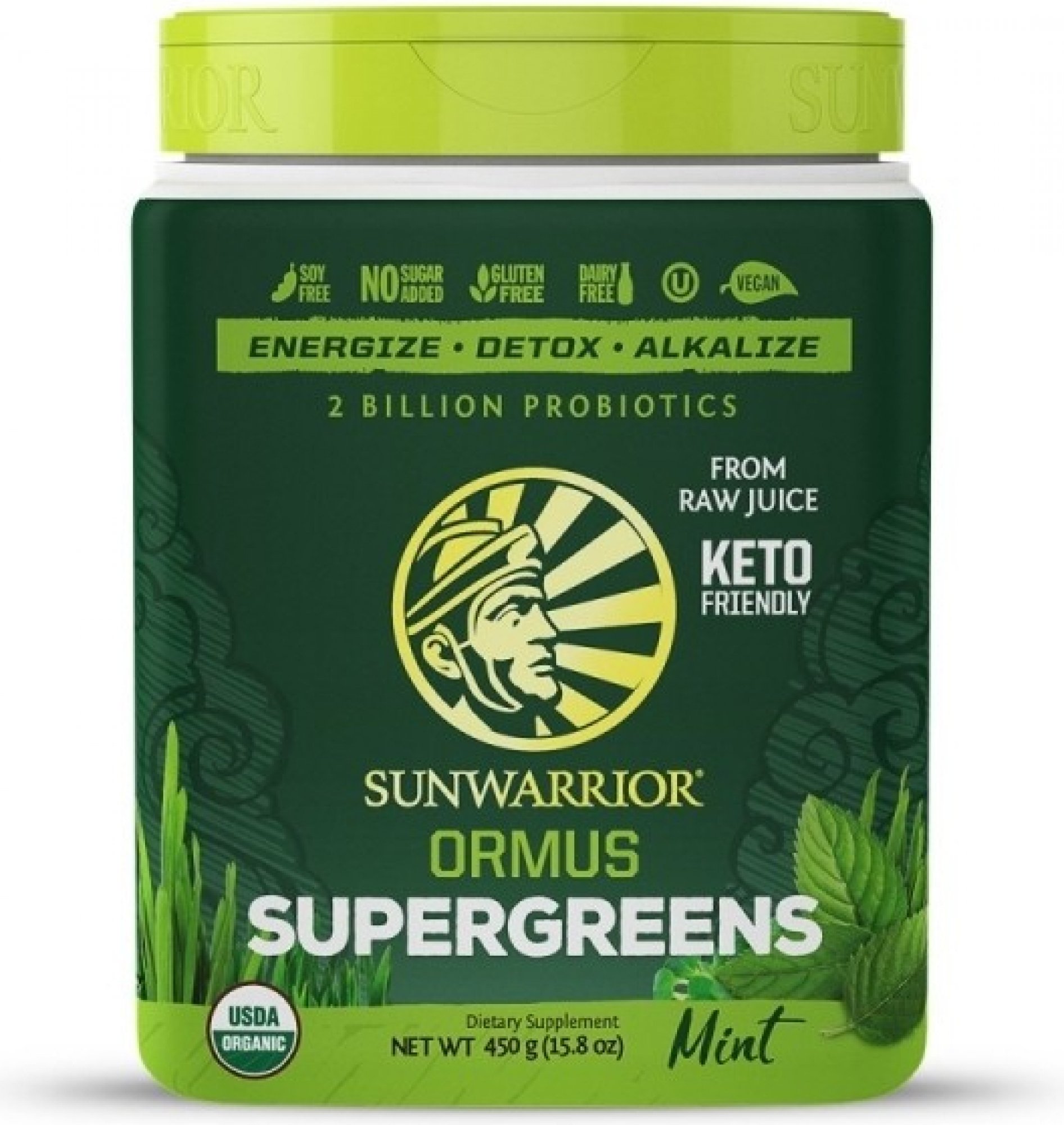 Greens Sunwarrior Ormus Super Greens BIO natural 450 g