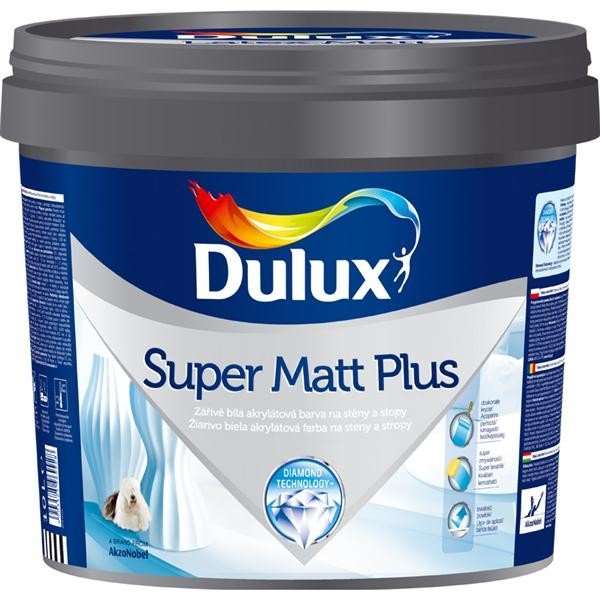 Interiérová barva Dulux Super Matt Plus 10L