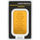 Investičný kov Argor-Heraeus SA Švajčiarsko zlatá tehlička 100 g