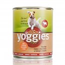 Konzerva pro psy Yoggies hovězí konzerva pro psy s karotkou a lněným olejem 800 g