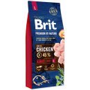 Granule pro psy Brit Premium by Nature Adult L 15 kg