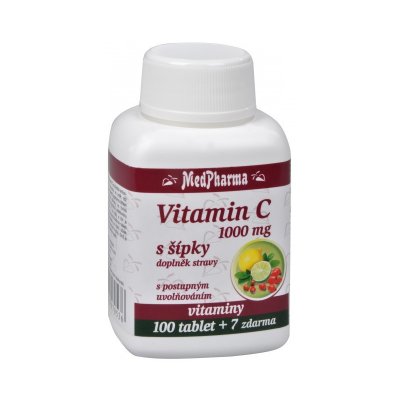 Vitamin C MedPharma Vitamín C 1000 mg s šípky 107 tablet