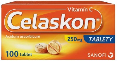 Vitamín C Celaskon 250 mg tbl.nob. 100