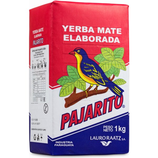 Yerba maté Pajarito Yerba maté tradtional 1000 g